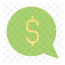 Chat Message Dollar Icon