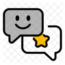 Chat Review Rating Icon