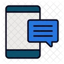 Chat Message Handphone Icon