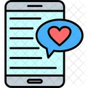 Chat Love Chat Smartphone Icon