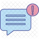 Alert Bubble Chat Icon