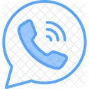 Handy Chat Blase Telefonanruf Symbol