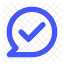 Chat Approve Message Approve Chat Icon