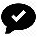 Chat Approve Chat Message Icon
