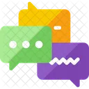 Chat Balloons Languages Multilingual Icon
