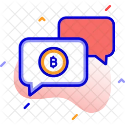 Chat de bitcoins  Icono