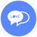 Chat Box Love Chat Love Speech Bubble Icon