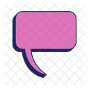 Chat Bubble Pastel Color Icon