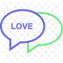 Chat Box Love Chat Love Speech Bubble Icon