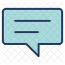 Speech Chat Message Icon