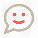 Chat Bubble Message Smile Icon