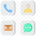 Chat Bubble Communications Contact Icon