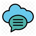 Chat Bubble Cloud Computing Chat Icon