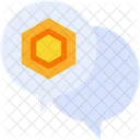 Chat Bubble Block Chain Speech Icon