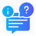 Chat Bubble Question Interview Icon