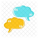Chat bubble  cloud  communication  Icon