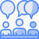 Chat Bubble For Networking Conversations Networking Communication Icon