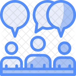 Chat Bubble For Networking Conversations  Icon
