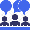 Chat Bubble For Networking Conversations  Icon