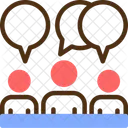 Chat Bubble For Networking Conversations  Icon