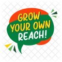 Grow Your Reach Chat Message Icon