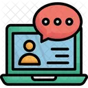Chat Bubble Chatting Consultant Icon