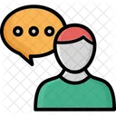 Chat Bubble Consultant Consulting Manager Icon
