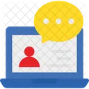 Chat Bubble Chatting Consultant Icon
