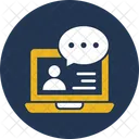 Chat Bubble Chatting Consultant Icon