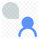 Chat Bubble User  Icon