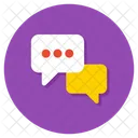 Chat Bubbles Communication Conversation Icon
