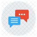 Chat Bubbles Communication Conversation Icon