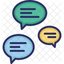 Chat Bubbles Chat Support Chatting Icon