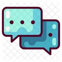 Chat Bubbles Communication Chatting Icon