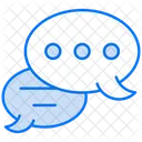 Chat Bubbles Communication Chatting Icon