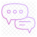 Chat Bubbles Communication Chatting Icon