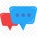 Chat Bubbles Communication Conversation Icon