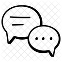 Message Bubbles Chat Bubbles Talk Bubbles Icon