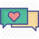 Chat Bubbles Love Chat Love Speech Bubbles Icon