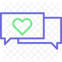 Chat Bubbles Love Chat Love Speech Bubbles Icon