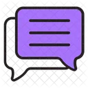 Chat Bubbles Text Icon
