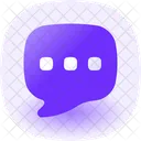 Chat De Burbujas Mensaje Comunicacion Icono