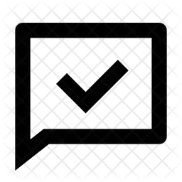 Chat Check  Icon
