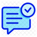 Chat Check  Icon