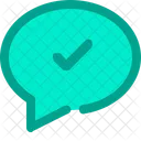 Chat Comment Check Icon