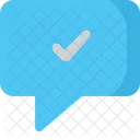 Chat Comment Check Icon