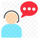 Soutien Conversation Message Icône