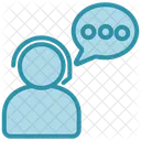 Soutien Conversation Message Icône