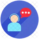 Soutien Conversation Message Icône