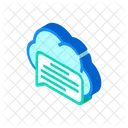 Messaging Cloud Storage Icon